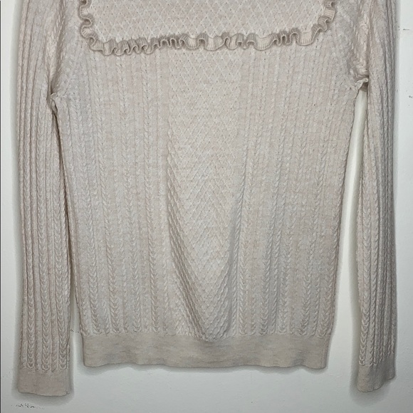 Joie | Wool Silk Ruffle Sweater - Picture 9 of 12